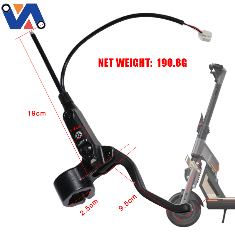 New Image Original Right Brake Lever For Ninebot GT1 GT2 Super Powerful Electric Scooter KickScooter Brake Bar Handle Parts