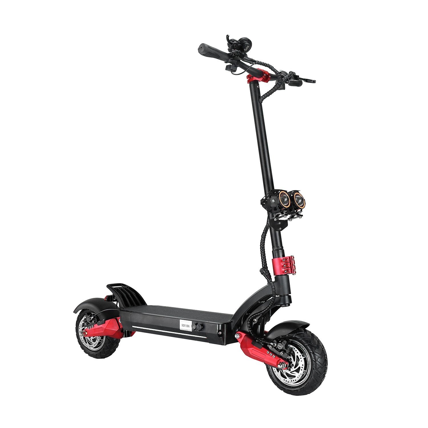 Powerful China Mobility Eu Warehouse Two Big Wheels Fast Electric Scooters 52V 3200W Electric Quad Two Wheel