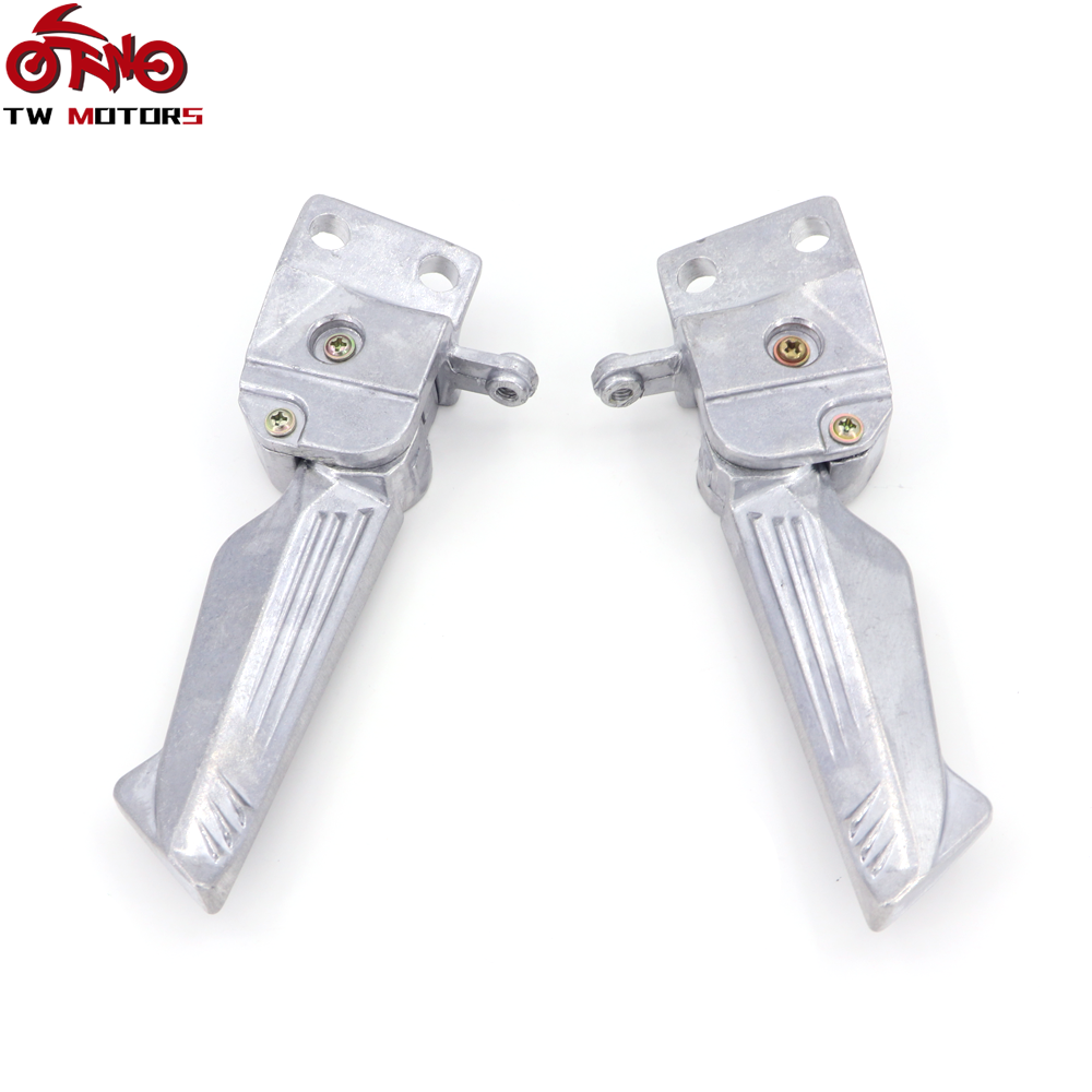 Automatic Motorcycle Rear Foot Pegs Pedals Footrest Electric Scooter Foot Peg Motorbike Pedal For JOG