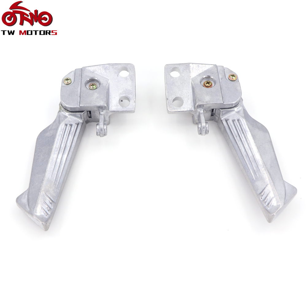 Automatic Motorcycle Rear Foot Pegs Pedals Footrest Electric Scooter Foot Peg Motorbike Pedal For JOG
