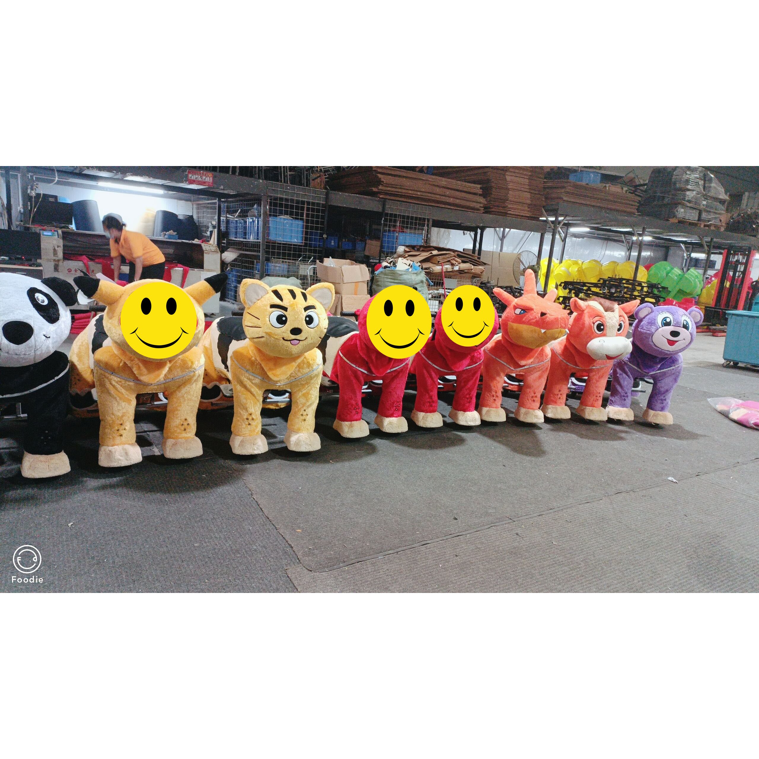 Different Model Motorized Plush Riding Animals Kids Ride On Animal Plush electric scooter For Mall