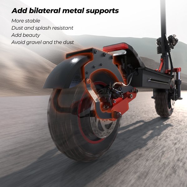 iScooter Electric Scooter 1000W 15Ah 10 Inch Off-road Pneumatic Tire 60-65KM Range 45Km/H