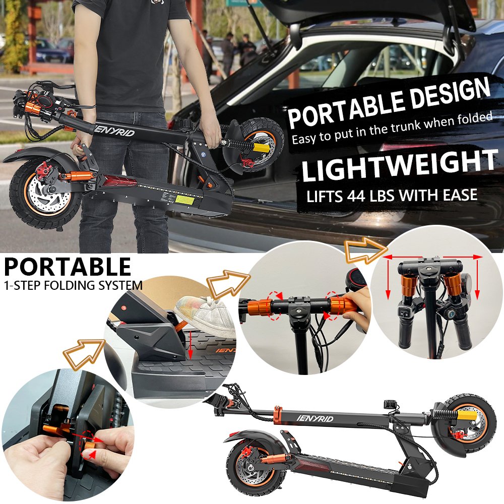 M4 Pro UK Stock Folding iENYRID M4 Pro S Plus Electric Scooter Two Wheels 10 inch Electric folding scooter