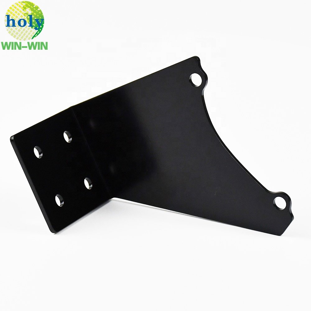 ISO9001 Custom Steel Laser Cutting Parts With Glossy Black Electrophoresis Finished Sheet Metal Fabrication for Scooter Parts