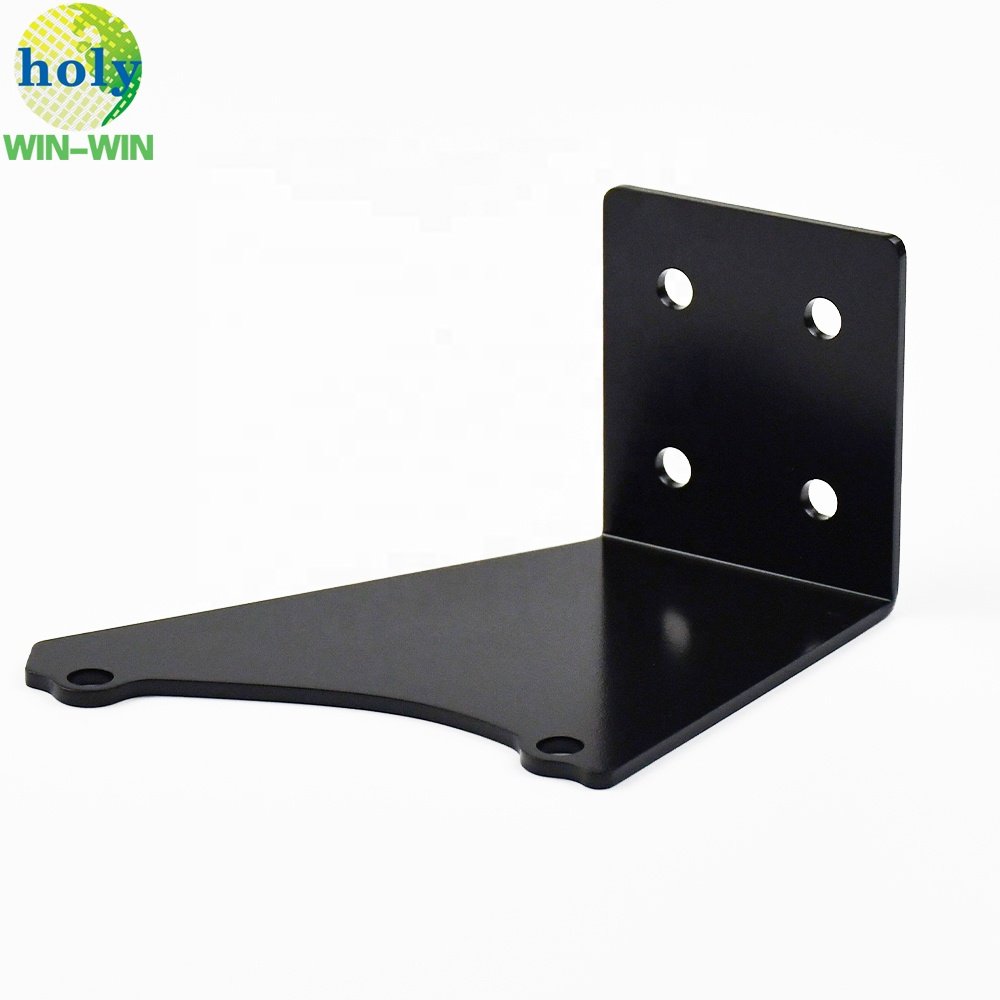 ISO9001 Custom Steel Laser Cutting Parts With Glossy Black Electrophoresis Finished Sheet Metal Fabrication for Scooter Parts