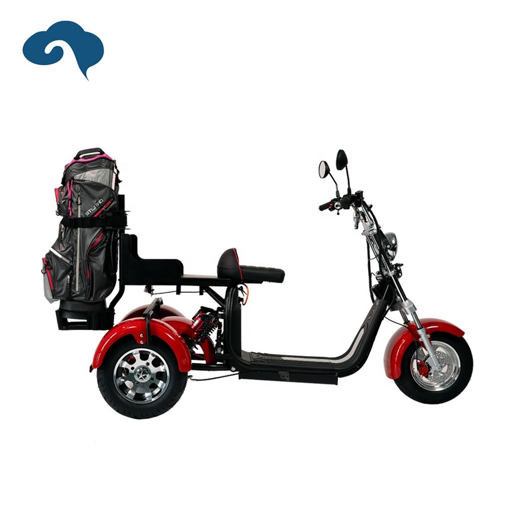 Hot Sale Trunk 2000w Electric Moped Scooter Electric Scooters 3 Wheel Adult