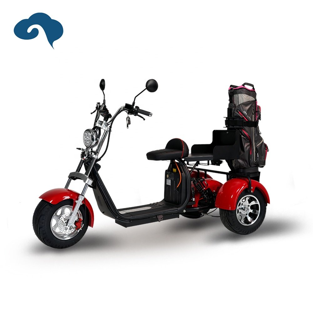 Hot Sale Trunk 2000w Electric Moped Scooter Electric Scooters 3 Wheel Adult