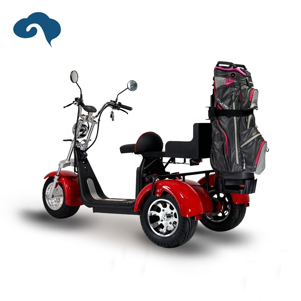 Hot Sale Trunk 2000w Electric Moped Scooter Electric Scooters 3 Wheel Adult