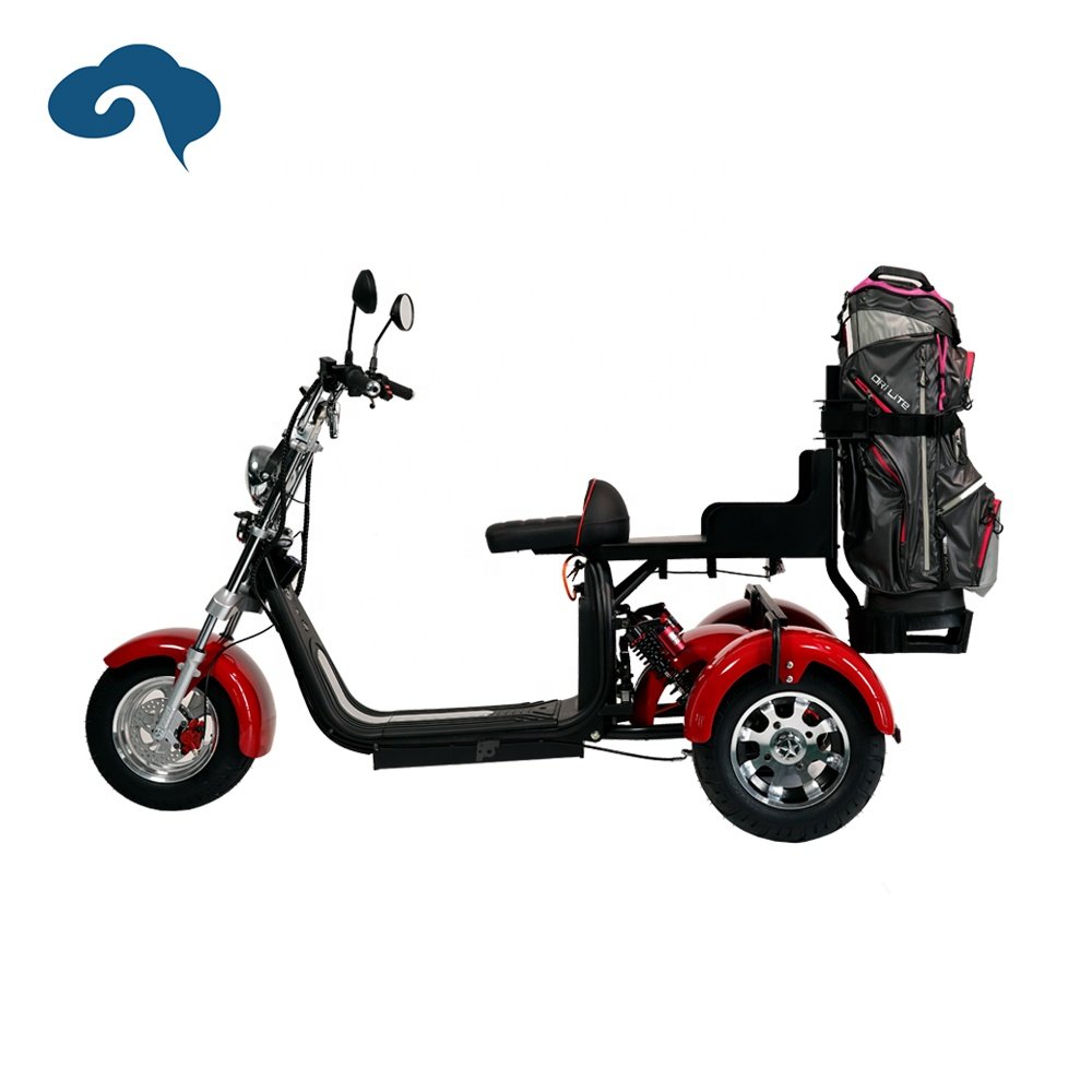 Hot Sale Trunk 2000w Electric Moped Scooter Electric Scooters 3 Wheel Adult