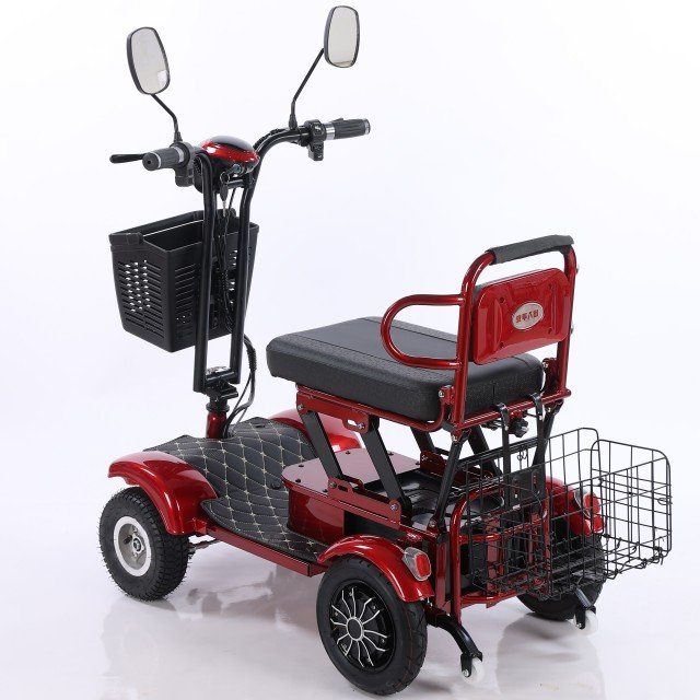 2023 High Speed Powerful Mobility CE one Seat four Wheels Moped cheaper scooter Electric Motorcycle