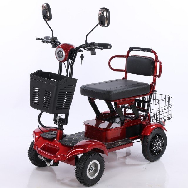 2023 High Speed Powerful Mobility CE one Seat four Wheels Moped cheaper scooter Electric Motorcycle
