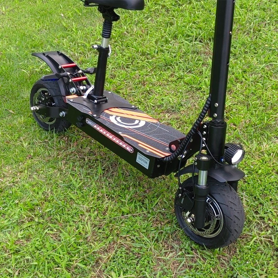 Electric scooter 10 inch off-road adult electric car dual-drive high-speed foldable scooter two-wheeled lithium electric car