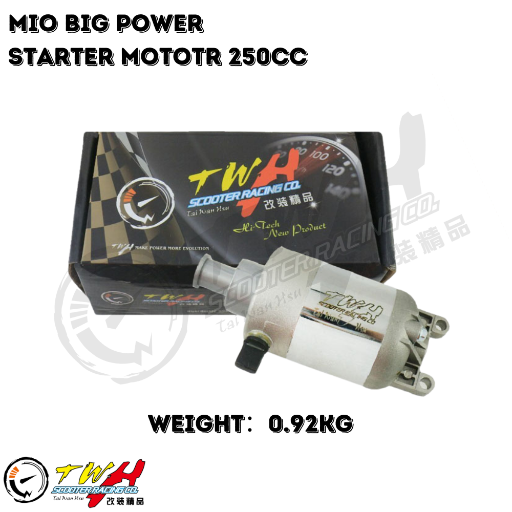 TWH MIO Taiwan made Motorcycle Racing Parts 250cc Big Power Starter Motor