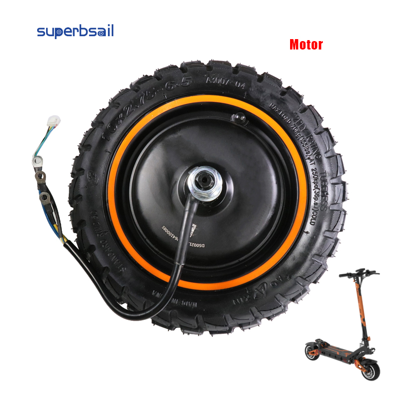 Superbsail 1200W Engine Hub Motor With 10*2.75-6.5 Scooter Tyre For Kugoo KuKirin G3 Electric Scooter