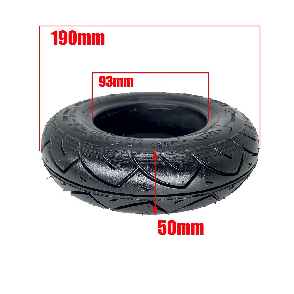 190x50 Pneumatic Tire for Mini Electric Scooter High-quality Inner Tube and Outer Tyre Accessories