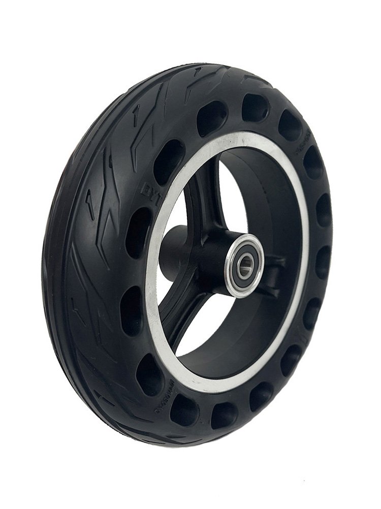 8 Inch 200x50 Solid Wheel Tyre Aluminum Alloy Rim for Folding Electric Scooter High-quality Accessories