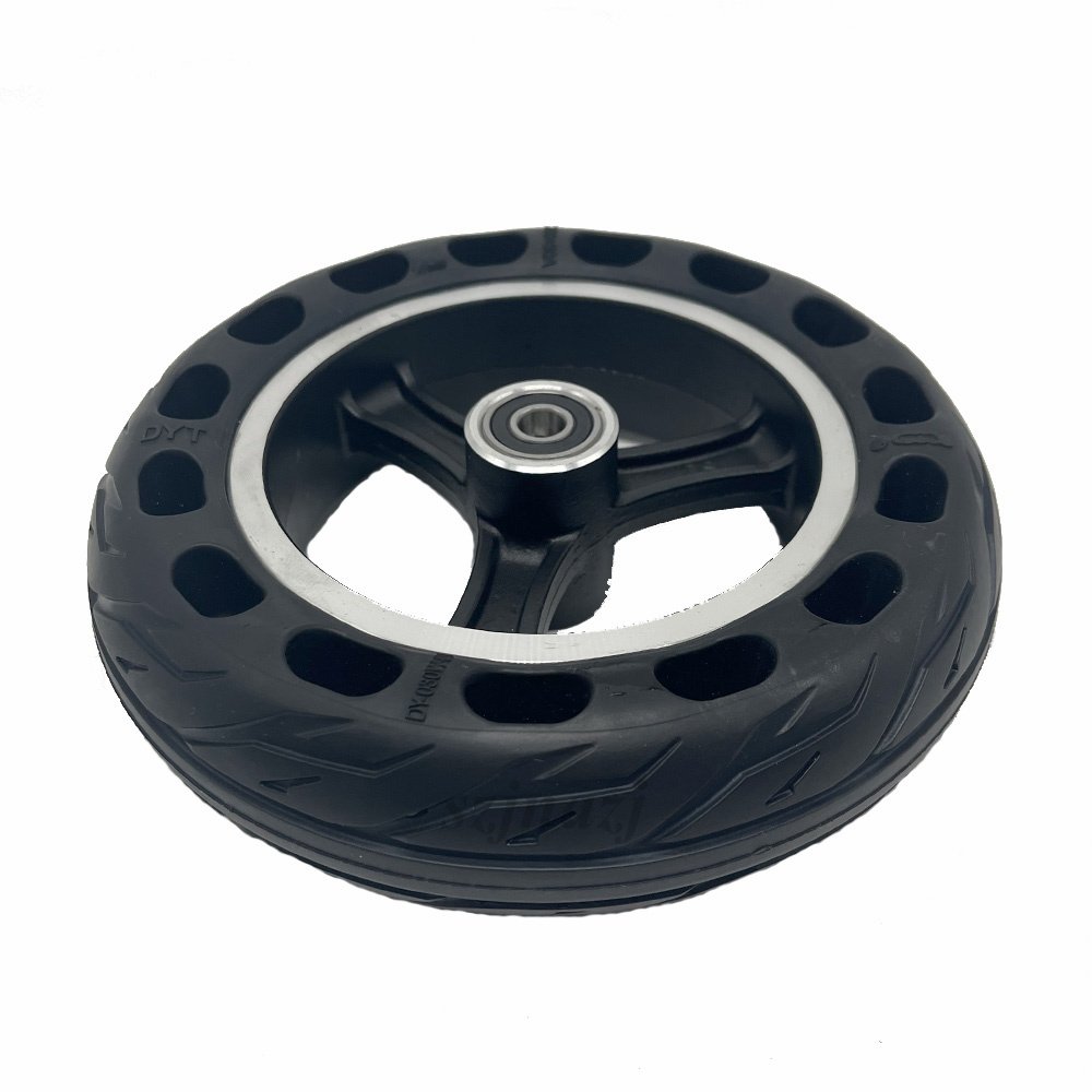 8 Inch 200x50 Solid Wheel Tyre Aluminum Alloy Rim for Folding Electric Scooter High-quality Accessories