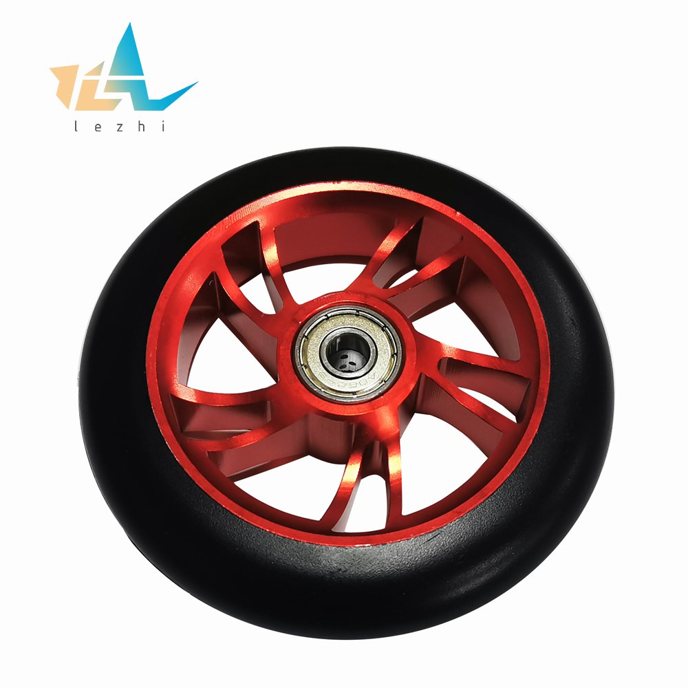 Custom Cheap 110 mm stunt scooter wheels skateboard with metal core
