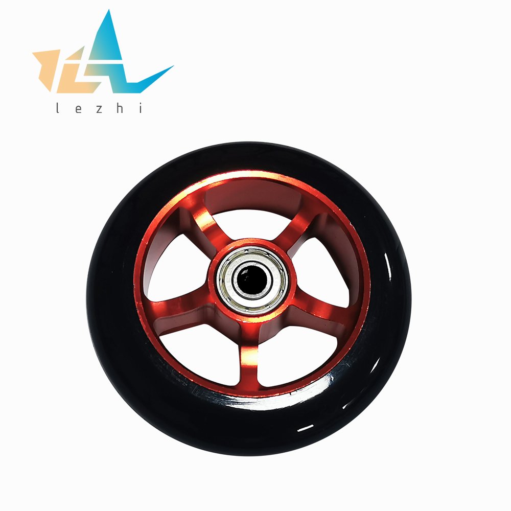Custom Cheap 110 mm stunt scooter wheels skateboard with metal core