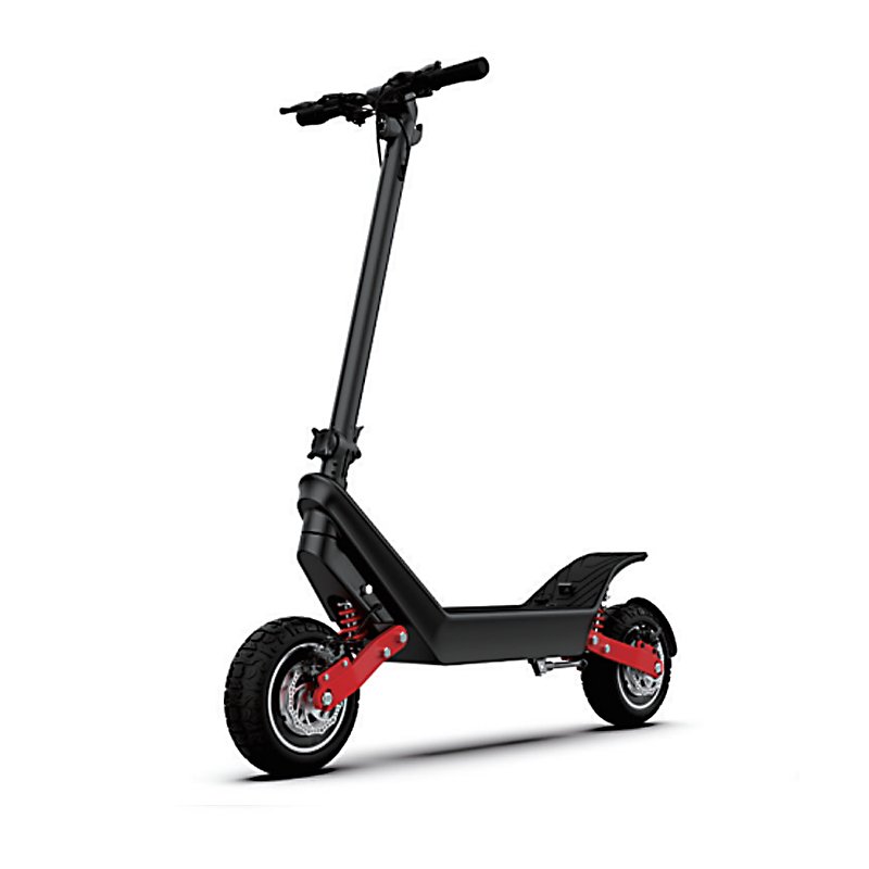 Waterproof 40km/h High speed 1200W 2400W acceleration motor foldable electric scooter with 11-inch off-road wide tire