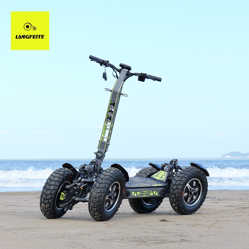 Langfeite GT4S New Design 4 Wheel Electric Scooter High Quality Off Road Electric 4x4 Atvs for adult