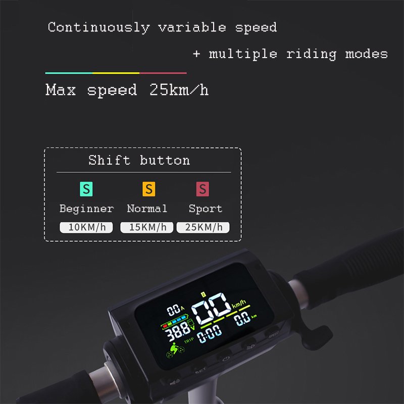 2024 wholesale Light weight 8 inch Foldable Cheap Two Wheel Electric Scooter for Adult and kids led light