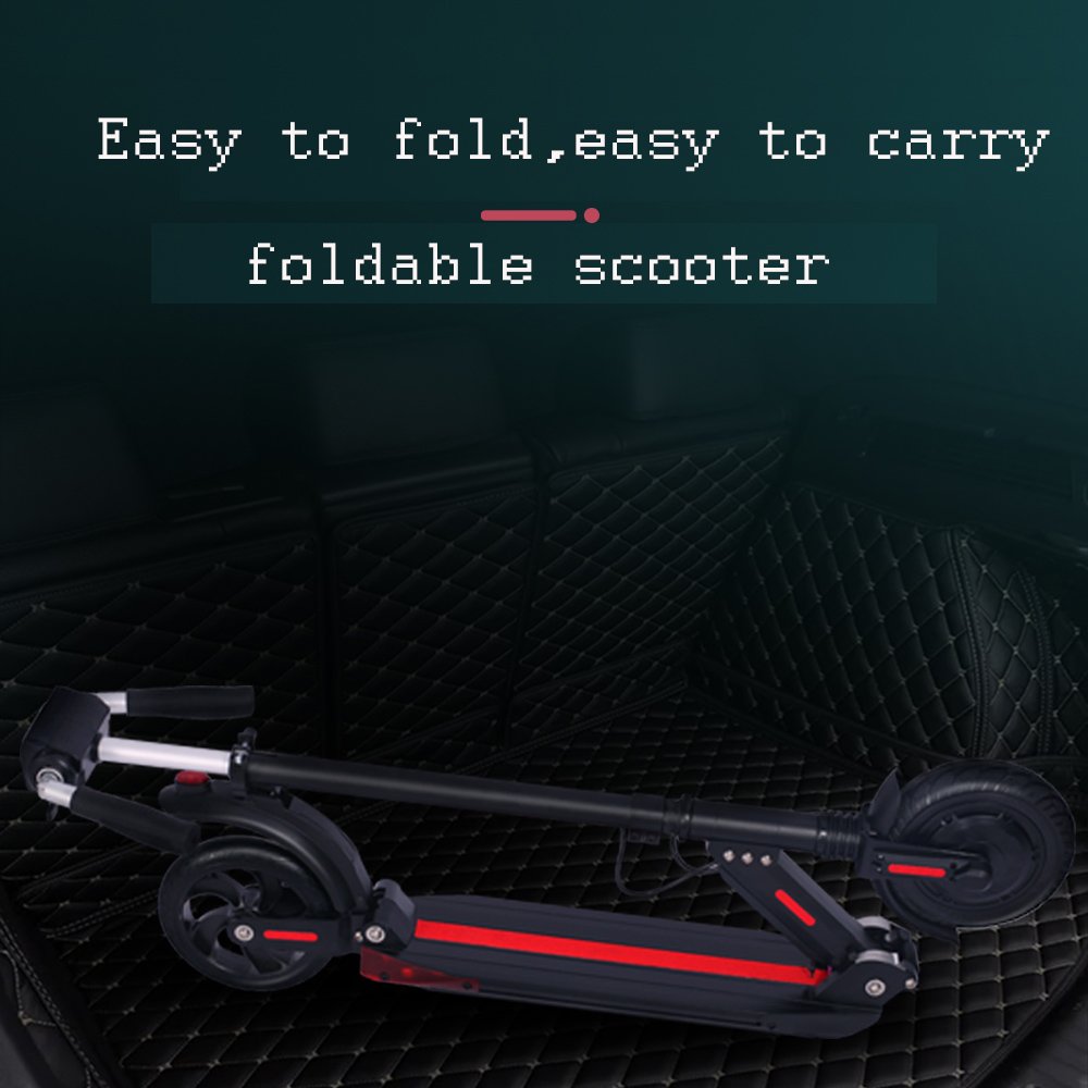 2024 wholesale Light weight 8 inch Foldable Cheap Two Wheel Electric Scooter for Adult and kids led light