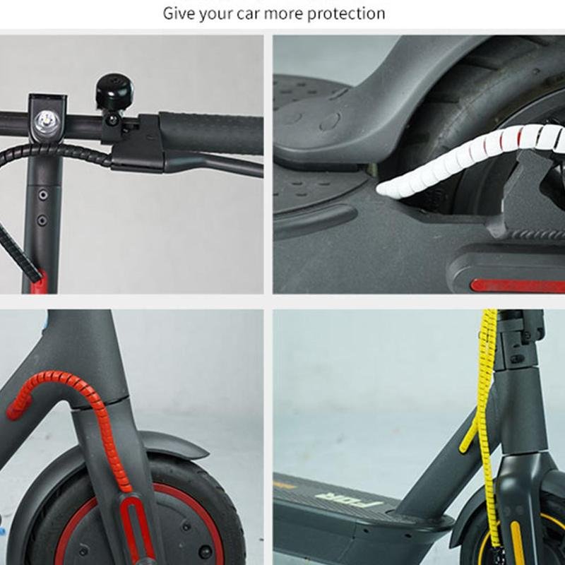 1m Line Organizer Pipe Protection Wrap Winding Cable Wire Protector Cover Tube forXIAOMI M365/PRO Electric Scooters parts