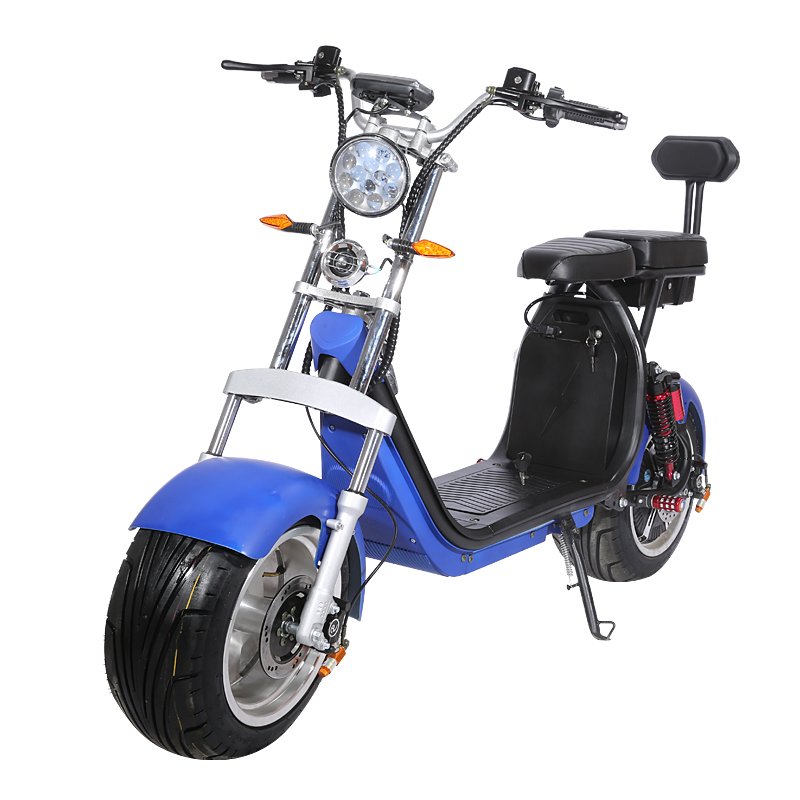 China 60v 12ah 20ah 40ah 3000w big wheel fat tire electric scooter with harlayment lithium citycoco parts battery