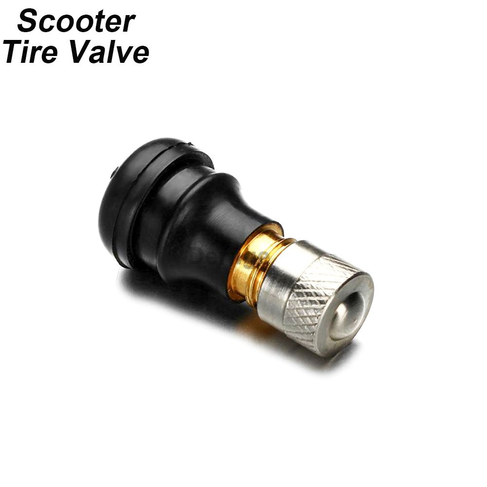 Straight Tire Valve Stem with 11mm Seat for Electric Scooter Tubeless Vacuum Valves Segway Ninebot Mini Pro, Max G30, Hoverboard
