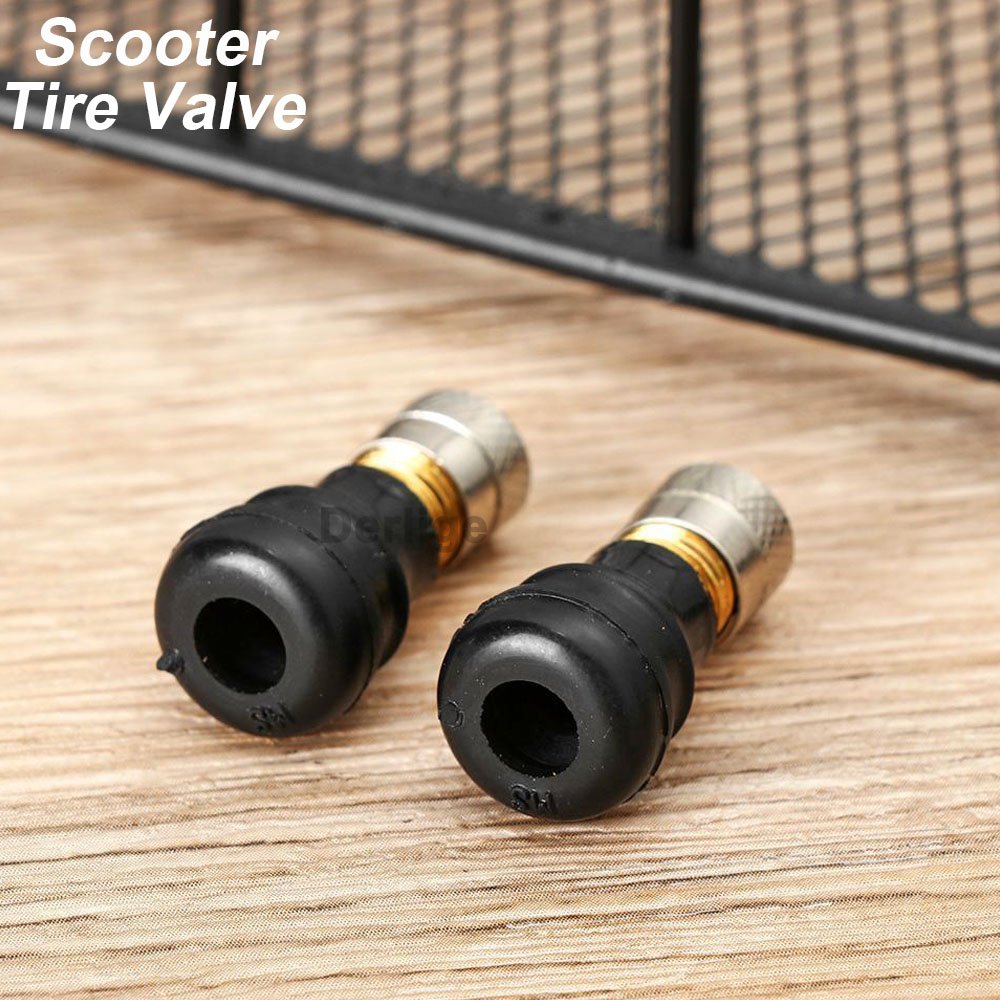 Straight Tire Valve Stem with 11mm Seat for Electric Scooter Tubeless Vacuum Valves Segway Ninebot Mini Pro, Max G30, Hoverboard