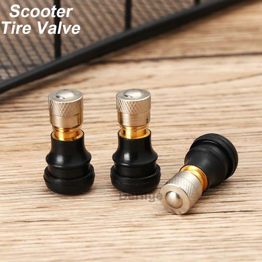 Straight Tire Valve Stem with 11mm Seat for Electric Scooter Tubeless Vacuum Valves Segway Ninebot Mini Pro, Max G30, Hoverboard
