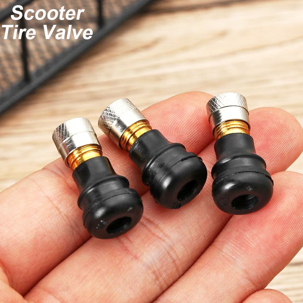 Straight Tire Valve Stem with 11mm Seat for Electric Scooter Tubeless Vacuum Valves Segway Ninebot Mini Pro, Max G30, Hoverboard
