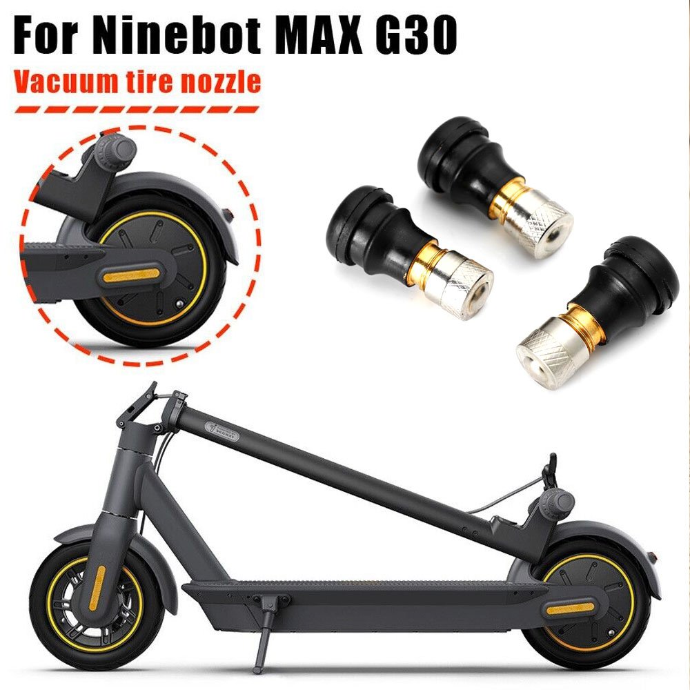 Straight Tire Valve Stem with 11mm Seat for Electric Scooter Tubeless Vacuum Valves Segway Ninebot Mini Pro, Max G30, Hoverboard