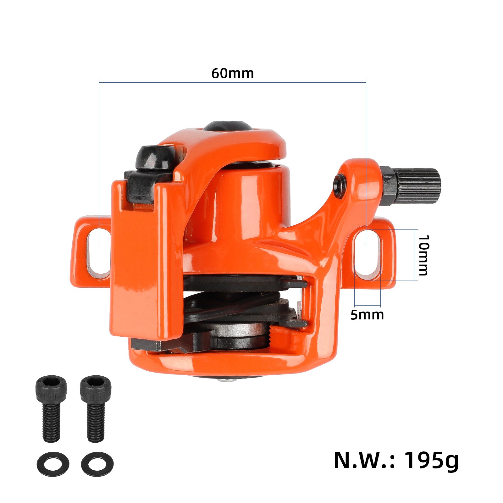 EU Warehouse Electric Scooter Rear Wheel Disc Brake Aluminum Alloy Parts Brake Calipers For Mi3 4Pro Scooter Accessories Parts