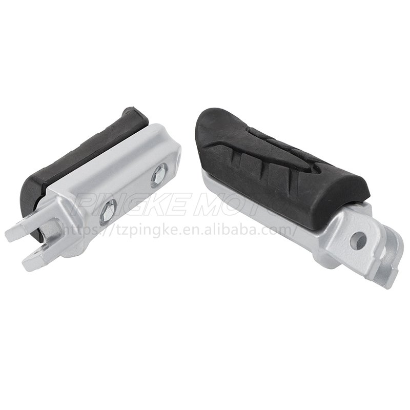 Motorcycle anti-slip front footrests aluminum alloy + rubber footrests for Honda CBR600 CBR1000F CBR600F CBR500