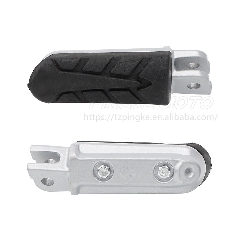 Motorcycle anti-slip front footrests aluminum alloy + rubber footrests for Honda CBR600 CBR1000F CBR600F CBR500