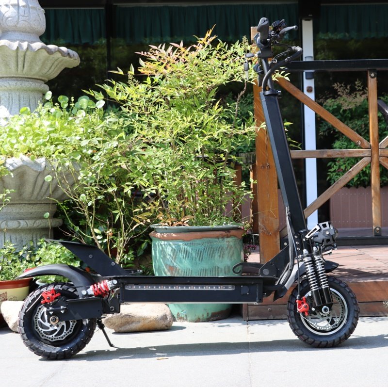 Powerful 1200w 36v 48v 10inch dual motor escooter e scooter off road portable scooter two wheels adult electric scooter