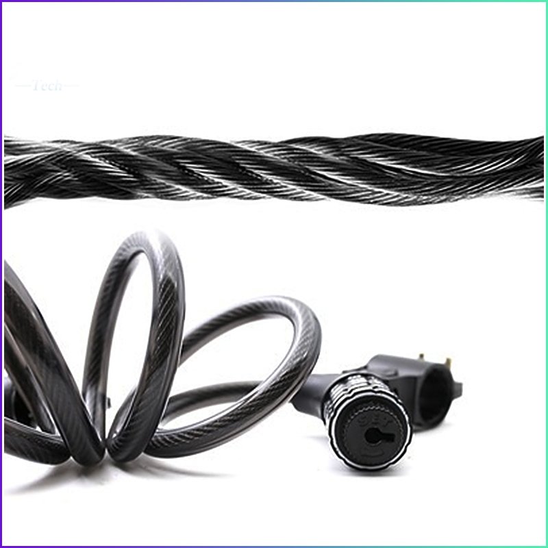 Superbsail Bicycle Lock Anti-Theft Security 5 Digit Code Combination Lock Steel Wire Cable lock for PRO2 max g30 scooter e-bike