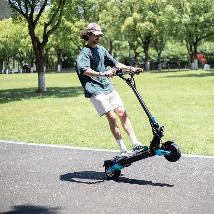 Newest 1000w*2 dual motor 10inch*3.0 CST LCD display foldable adult electric scooter