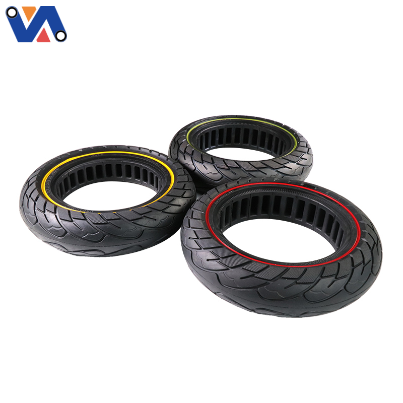 EU stock red yellow 10 Inch 10x2.50 Solid Tyre For MAX G30 / G30P / G30D / Zero 10 /10x Electric Scooter Honeycomb Solid Tire
