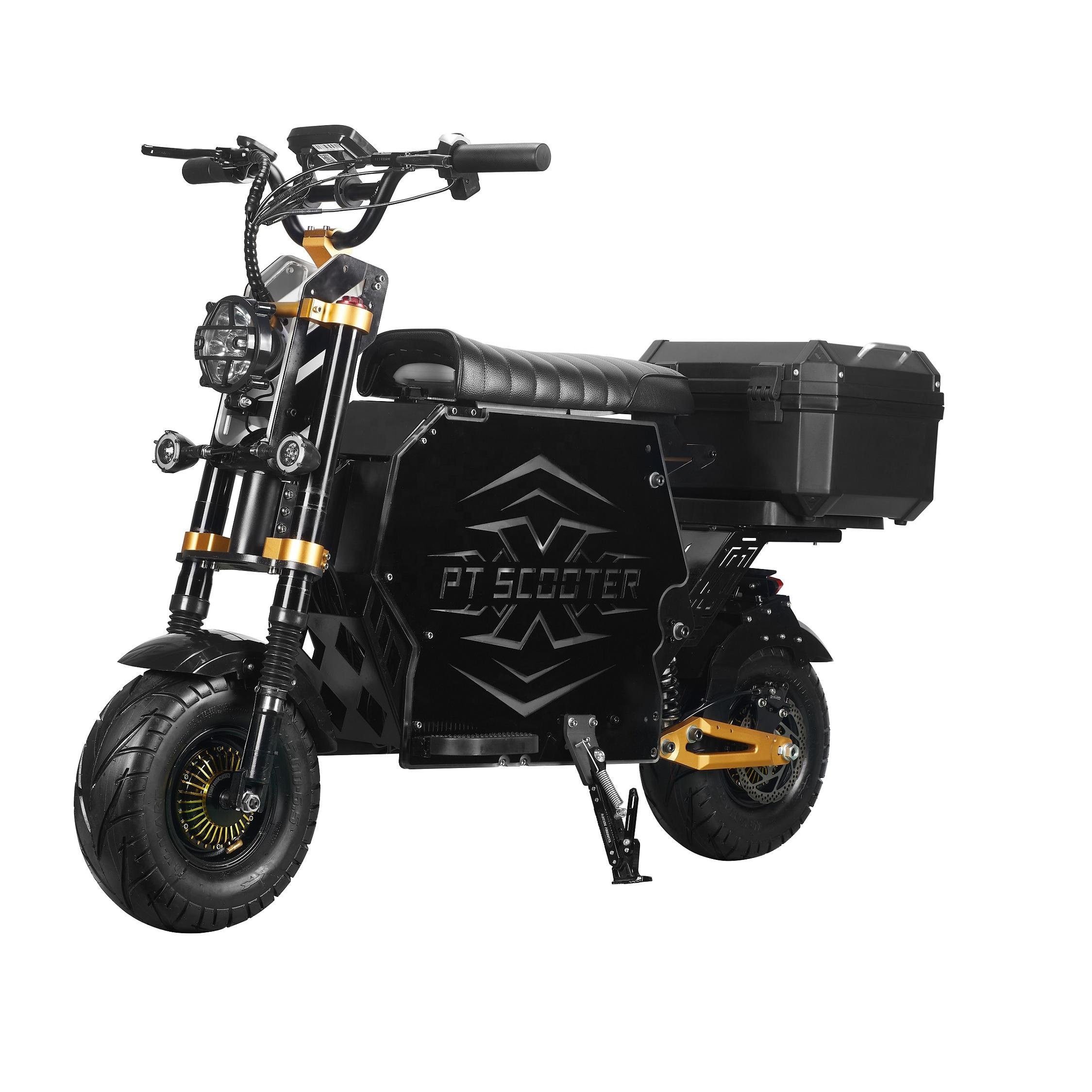 2024 New GT-M6 13 Inch Electric Scooter 120km 130km 40ah 50ah 60v 72v 10000w Electric Scooter 2 Seat For Adults