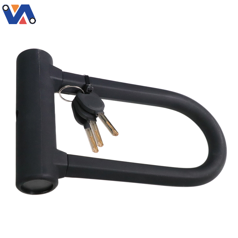 New Image EU Warehouse Stock Bicycle Bike Part Cycling Bicycle U Shape Lock With Cable MTB Durable Portable Road Bike Cable Lock