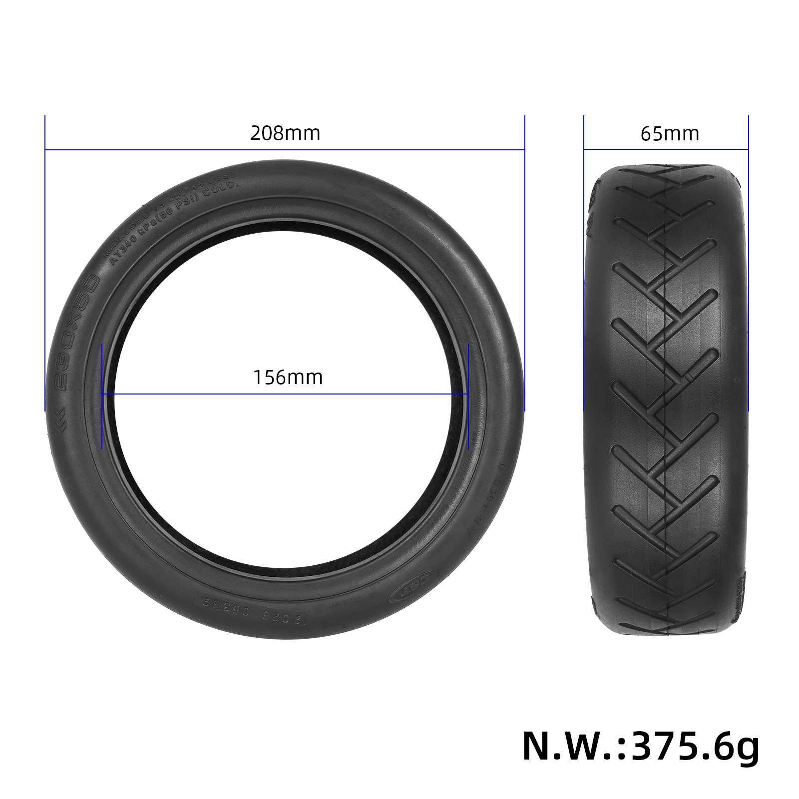 8.5*2 Inner Tube and Tubeless Tire CST 8.5 Inch Wheel Tires For Xiaomi M365 Pro Electric Scooter Inner Outer Tires Set Parts