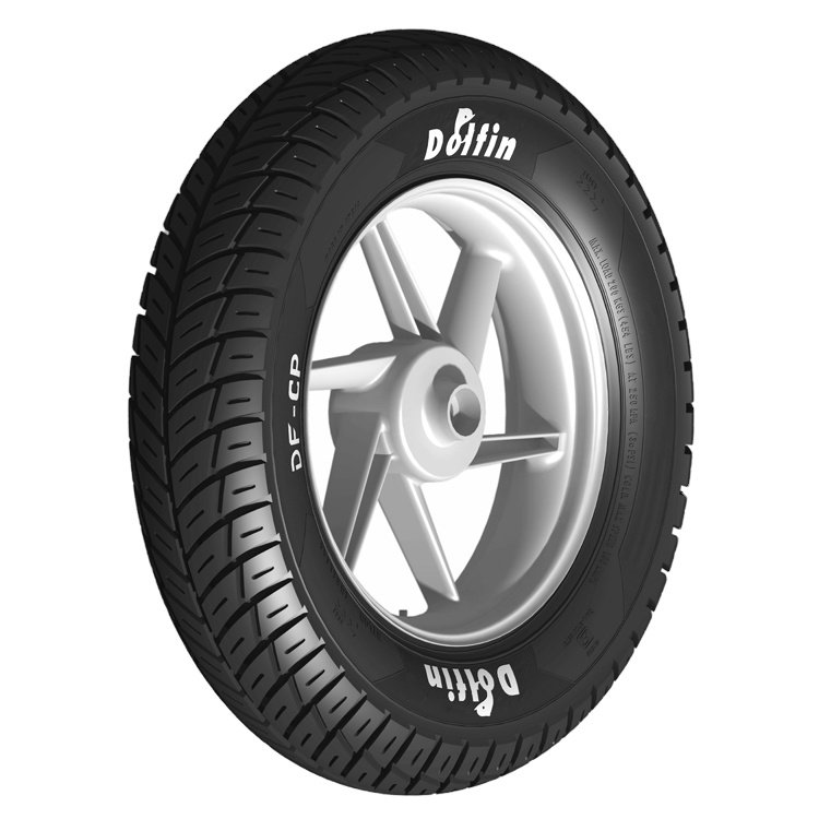 Made in India Hot Selling Brand Dolfin Automotive Scooter Tyres Series CP Size 90/100-10 CP Rear Tyre for Sale