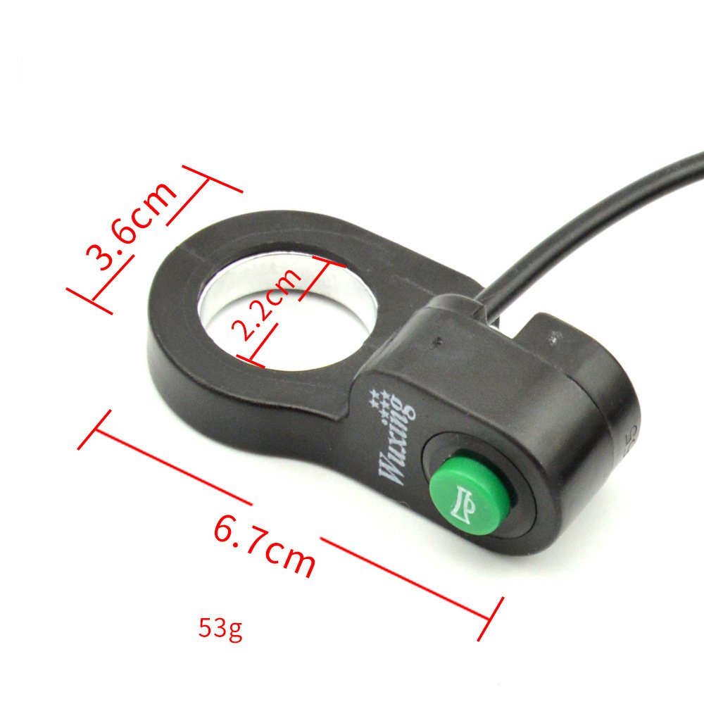 22mm Handlebar Momentary Switch Button Horn Handlebar Switch For Electric Bike Motorcycle ATV scooter parts