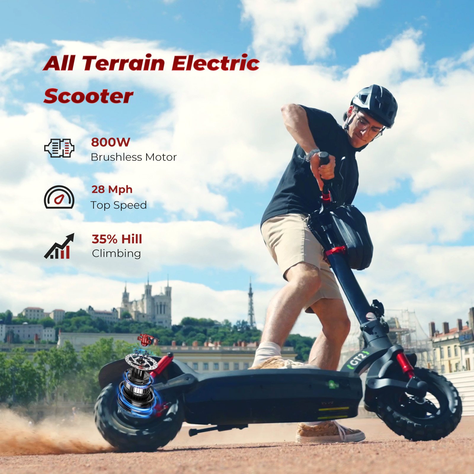 iSinwheel GT2 800W electric scooters