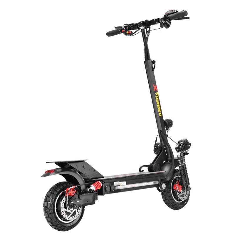 90Km Long Range 1200W Powerful Dual Drive Electric Scooters 10 inch Tires Folding E-Scooter For Adult