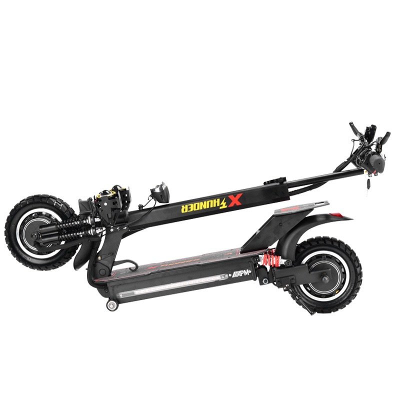 90Km Long Range 1200W Powerful Dual Drive Electric Scooters 10 inch Tires Folding E-Scooter For Adult
