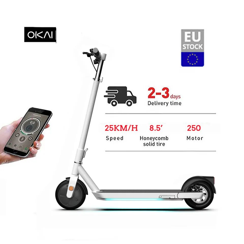 Okai Electric Scooter ES20 8.5 inch 250W Foldable Kick